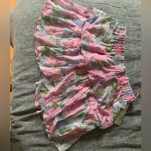Love Shack Fancy Ruffle Skirt - Floral - Small